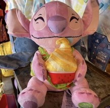 Disney parks Angel Stitch Attacks Snacks Plush Pineapple Swirl  NWT - £41.87 GBP