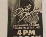 Dirty Dancing Tv Guide Print Ad Patrick Swayze TPA18 - $5.93