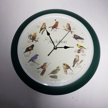 National Audubon Society 13&quot; Bird Wall Clock Bird Songs on the Hour Tested Works - £22.77 GBP