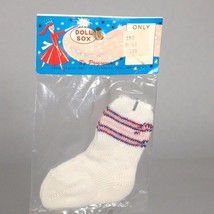 vintage progressive baby doll socks white made in Japan sox for 18&quot;-21&quot; doll NOS - £14.39 GBP