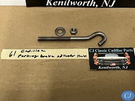 OEM 61 Cadillac PARKING BRAKE TO E9 ROD ADJUSTING HOOK #1472133 - $49.49