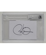 Barack Obama President Signed Autographed 4x6 Large Cut Paper Beckett COA - $544.49