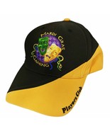 Mardi Gras Casino Gaming Hat Cap Embroidered Comedy and Tragedy Masks - ... - $27.61