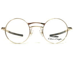Chris Craft Eyeglasses Frames CF1021 03 Gold Round Full Rim 44-22-145 - £73.35 GBP
