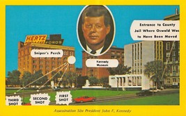 Vintage Postcard JFK Assassination Site JFK John F Kennedy NOS - £11.62 GBP