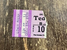 VTG Ted Nugent Concert Ticket Stub - Rupp Arena (Lexington, KY) - 1978 - £2.63 GBP