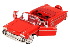 1958 Chevrolet Impala Convertible - 1/24 Scale Diecast Model Car - £44.75 GBP
