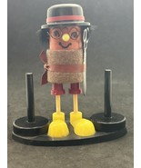 1970’ Beautiful Miniature Handmade Figurine Table Souvenir Tailor Ukraine  - $42.68 CAD