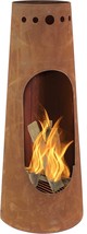Sunnydaze Sante Fe Steel Chiminea With Rustic Finish - Outdoor, Inch. - £306.05 GBP