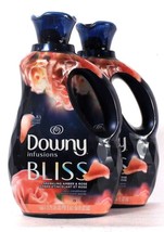 2 Downy Infusions 56 Oz Bliss Sparkling Amber &amp; Rose 83 Lds Fabric Condi... - £35.03 GBP