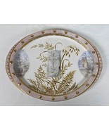 ANTIQUE Davenport Staffordshire Hand Painted Porcelain wall Plaque Charg... - £197.11 GBP