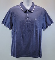 V) Men Penguin by Munsingwear Cotton Polo Shirt Heritage Slim Fit Blue XL - £9.46 GBP