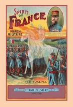 Spirit of France: March Militaire by E.T. Paull - Art Print - £17.48 GBP+