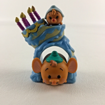 Disney Tsum Tsum Cinderella Gus Suzy Mouse Mini Stackable Figures Lot Jakks - £13.97 GBP
