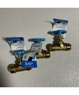 3 SharkBite 24635LFZ 3/4” Stop Valves with Drain Vent PEX Copper CPVC PE-RT - $68.17 CAD