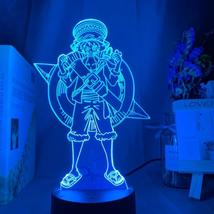 Luffy - LED Lamp (One Piece), LED Neon Sign, Neon Custom, Decor, Gift Neon light - £24.36 GBP