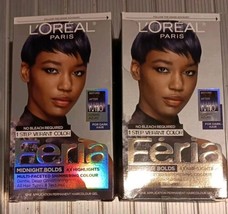 Lot of 2 L&#39;Oreal Feria Permanent Hair Color #M10 Cosmic Azure Blue (F11) - $15.79