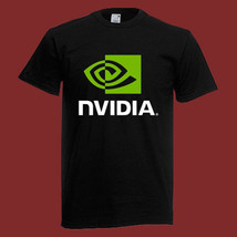 Nvidia Geforce Logo Men&#39;s Black T-Shirt Size S-5XL - £11.83 GBP+