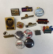 Lot 15 Racing Cars Advertising Trade Show Pins 1990&#39;s Lapel Badge MotorTrend - £23.25 GBP