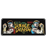 Double Dragon Classic Arcade Marquee Game Room Cave Wall Decor Metal Tin... - £7.86 GBP