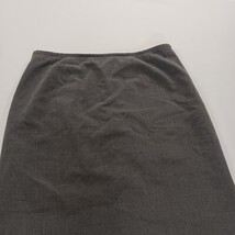 Cato RN#37080 Women's Gray Side Slits Rear Zipper Pencil Skirt Size 12 image 10