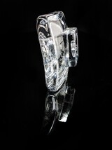 Kosta Boda Art Glass Small Heart Trinket Dish has original sticker 4.25  x 1.75" image 10
