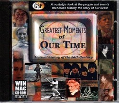 Greatest Moments of Our Time CD-ROM for Win/Mac - NEW in Jewel Case - £3.18 GBP