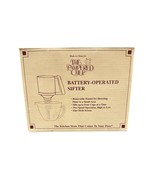 Pampered Chef Battery Operated Sifter Two-Speed Operation Baking Cooking... - €25,80 EUR