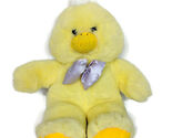 Kids of America Yellow Duck Easter Spring Plush with Bow Stuffed Animal 16" - $18.49