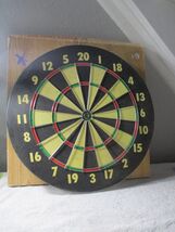 Vintage K-mart Reversible Dartboard &amp; Baseball Game Made In USA 18'' wit... - $39.59