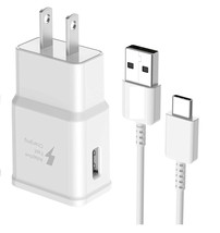 Travel Wall Adapter And Usb-C For Lg Stylo 4/5/6,Lg G5/G6/G7/G8 Thinq/G8... - $14.99