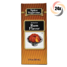 24x Packs Spice Supreme Imitation Rum Flavor Extract | 2oz | Fast Shipping - £43.27 GBP
