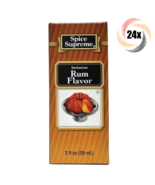 24x Packs Spice Supreme Imitation Rum Flavor Extract | 2oz | Fast Shipping - £42.39 GBP