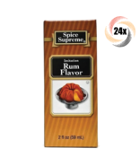 24x Packs Spice Supreme Imitation Rum Flavor Extract | 2oz | Fast Shipping - $56.80