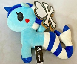 Tokidoki 7.5" Aurora NEW WITH TAGS Mermicorno blue white tail  - $16.78