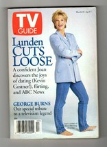 ORIGINAL Vintage March 30, 1996 TV Guide No Label Joan Lunden ABC News - £11.70 GBP