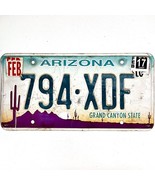 2017 United States Arizona Grand Canyon Passenger License Plate 794-XDF - $18.99 CAD