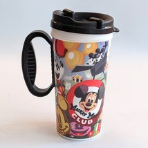 Walt Disney World Travel Mug: Mickey Through the Years, Black Trim - £4.60 GBP