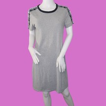 Calvin Klein Women&#39;s Shoulder Logo t-shirt Dress Gray Size M - $25.00