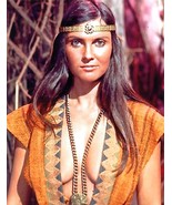CAROLINE MUNRO 1976’ AT THE EARTH’S CORE slave girl color 8x10 portrait - $7.99