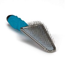 MPP Triangle Slicker Brush for Dog Grooming Ergonomic Easy Use Mat Tangle Remove - £13.33 GBP