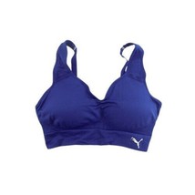 PUMA Womens Removable Cups Racerback Sports Bra 1 Pack,Blue,Small - £35.04 GBP