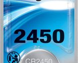 Energizer 3-Volt Coin Lithium Batteries CR2450 6 PK - £10.35 GBP