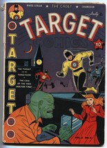 Target Vol 2 #5 TARGET Space Hawk by Basil Wolverton 1941 Golden Age - £341.68 GBP