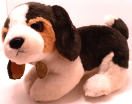 Miyoni Tots by Aurora Beagle Puppy Dog Plush Brown and White  - £8.91 GBP
