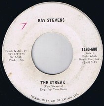 Ray Stevens The Streak 45 rpm You&#39;ve Got The Music Inside Canadian Pressing - £3.94 GBP