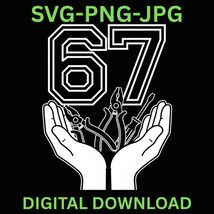Funny Six Seven 67 Meme Gen Alpha Slang Hands A gift for building electr... - $32.10 MXN