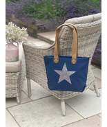 Navy Shoulder Bag with Encrusted Star - $81.70 CAD
