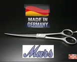 MARS PRO PET GROOMING 7.5 in CURVED STAINLESS STEEL Nickel Finish SHEAR ... - £53.15 GBP