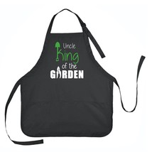 Uncle King of the Garden Apron, Apron for Uncle, Gardening Apron for Uncle - $18.76